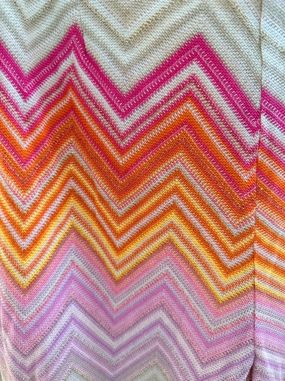 Trina Turk Penelope Pant-Pink Orange swim cover up Chevron sz 14 NWT - Picture 5 of 10
